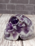 Natural Purple and White Dream Amethyst Crystal Skull from Brazil GGandJ.com Gift Idea