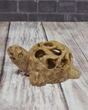 Soapstone Carved Turtle with baby from India on GGandJ.com Gypsy Gems & Jewelry Naturally Unique