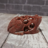 Soapstone Carved Frog with baby from India on GGandJ.com Gypsy Gems & Jewelry Naturally Unique