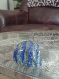 Home Decor Gemstone Mineral Naturally Unique Lapis Lazuli Skull in Living Room on GGandJ.com