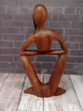 Wood Abstract person from Indonesia