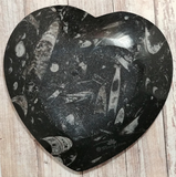 Back of ammonite heart plate gypsy gems & jewelry ggandj.com heart plate B