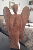 Gypsy Gems & Jewelry™ Naturally Unique™ Wood Angel Statue home decor christian gift idea siamese cat in bedroom