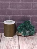 Malachite with thread spool size reference