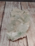 Green and White rough gemstone gift idea