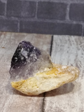 Purple white and yellow natural stone