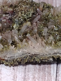 Quartz Crystals with Epidote Green 