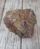 stone matrix under cobalto calcite