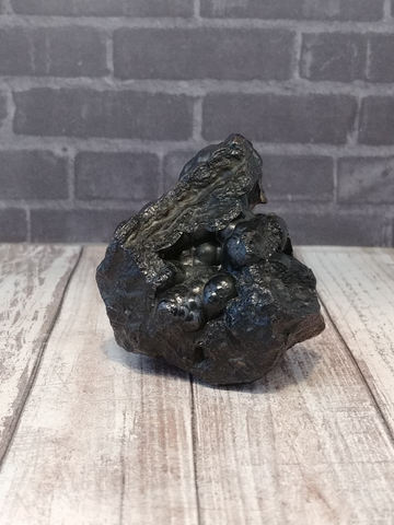 natural volcanic rock black hematite