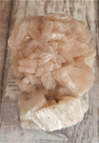 Heulandite Zeolite from India on GGandJ.com Peach colored mineral
