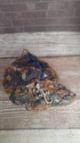 Azurite with gecko gift idea for reptile lovers