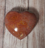 Natural Red Jasper Heart GGandJ.com