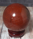 Red Jasper Sphere from Madagascar