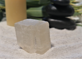 optical calcite on bed of sand