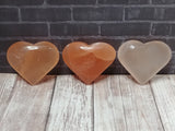 Selenite Orange Heart, ggandj.com orange selenite