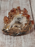 Side view of Vanadinite with Baryte